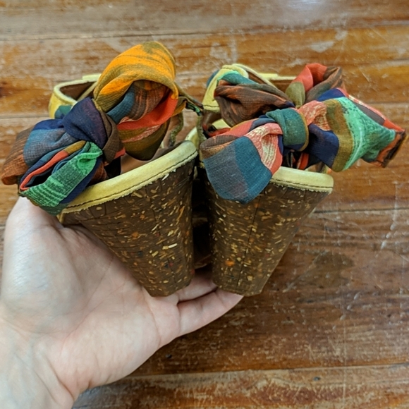 Art Grain-Fantasy Rubber Heel Shoe Size 40 - Picture 6 of 9